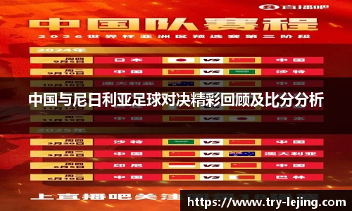 中国与尼日利亚足球对决精彩回顾及比分分析